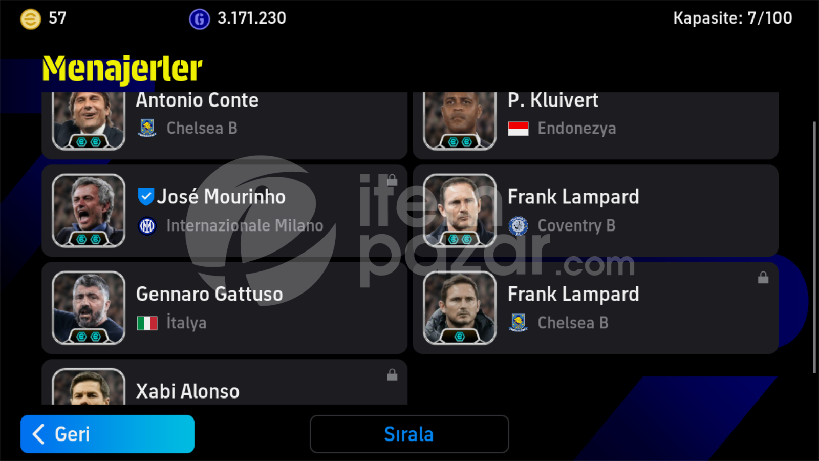 3272KG TEK BAĞ 110 MESSİ SALAH HAZARD TOTTİ