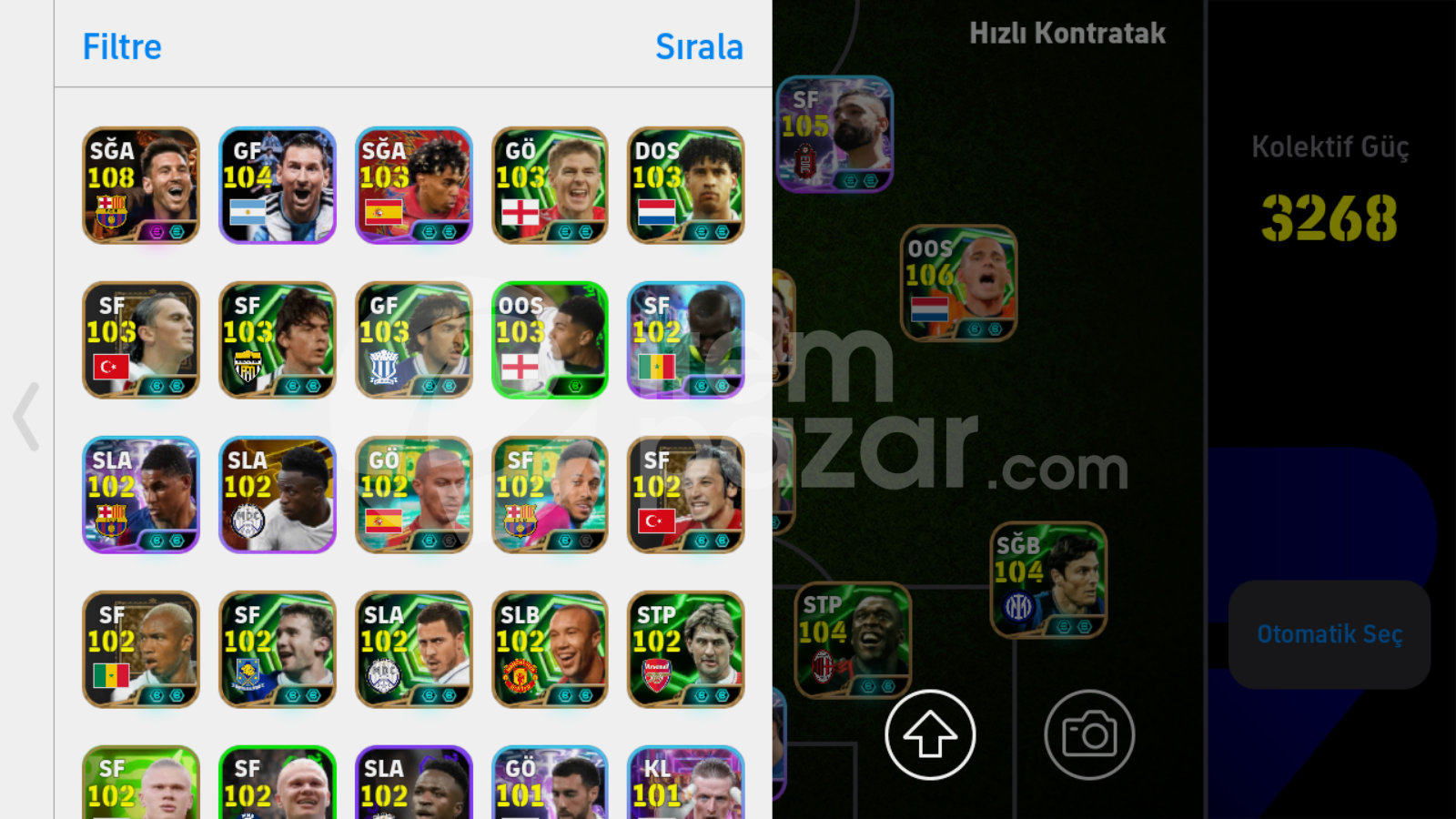 3272KG TEK BAĞ 110 MESSİ SALAH HAZARD TOTTİ
