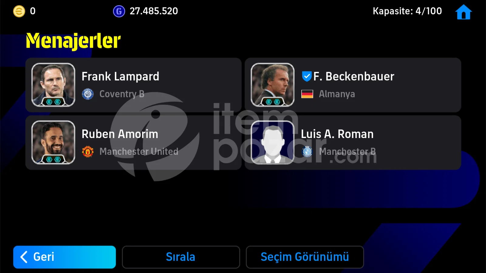 3276+KG 108 ADRIANO SUPPER HESAP *TEK BAĞ*