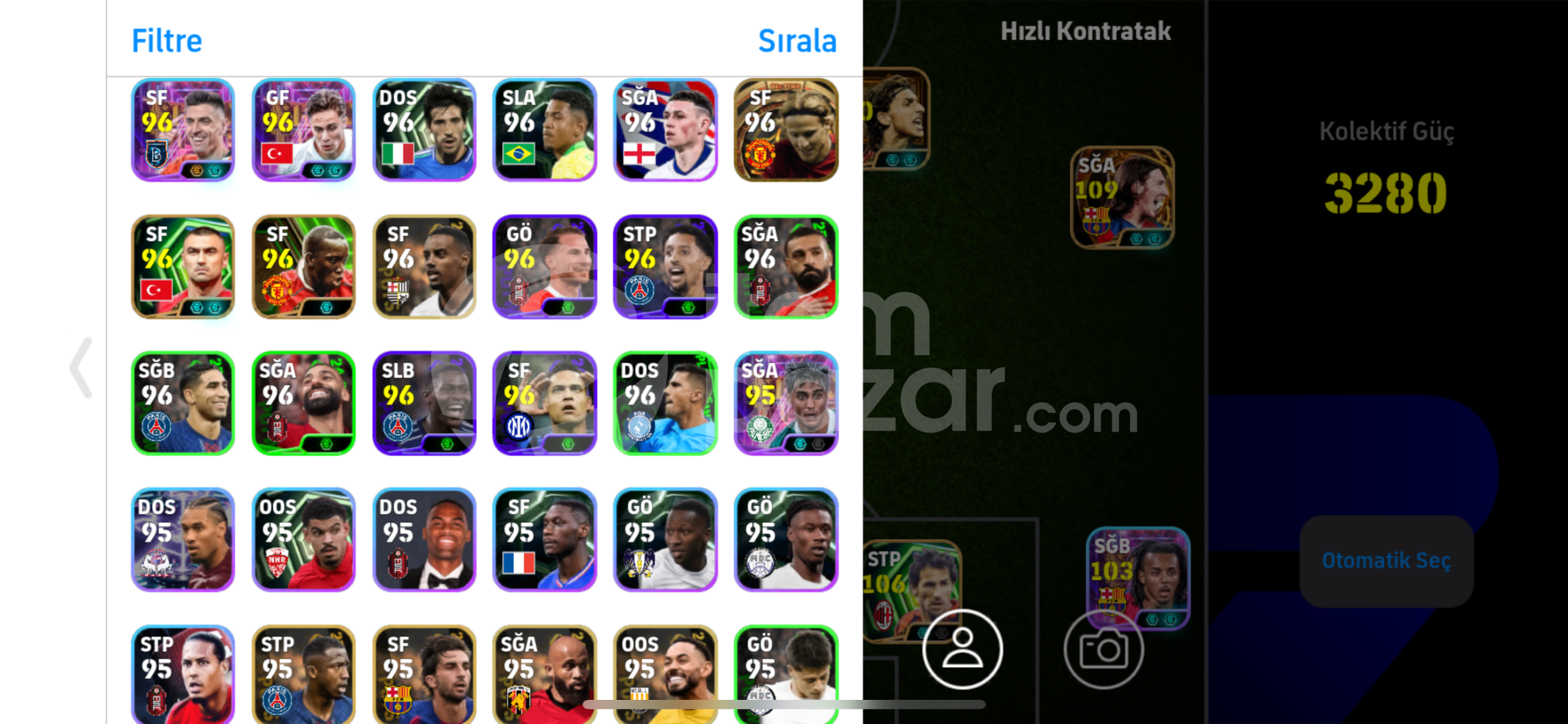3280 KG MAİNLİK BOMBACI 110 MESSİ FULL HESAP