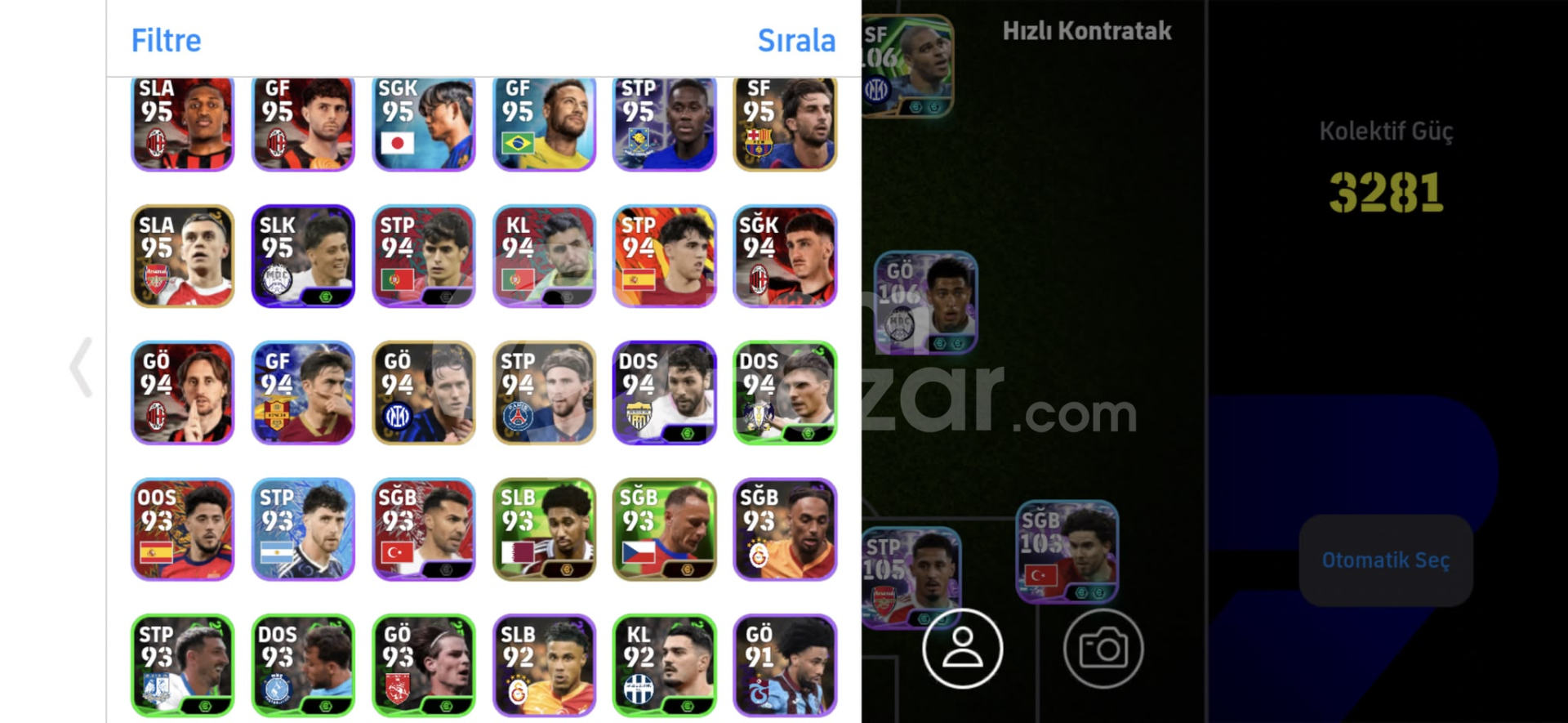 3282KG TEK BAĞ 110 BOMBACI MESSİ MBAPPE