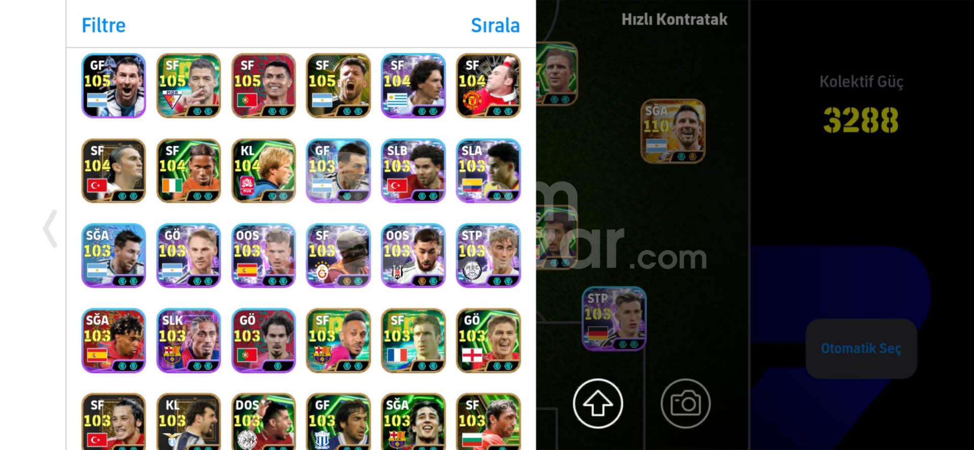 3288 KG 110 MESSİ FORVET HESABI EFOOTBALL