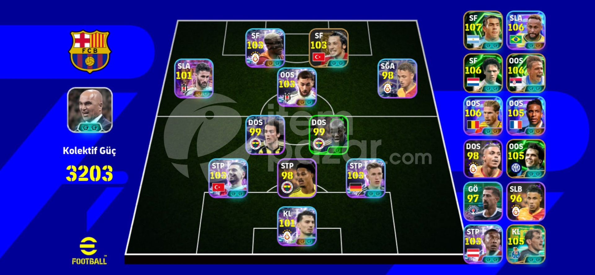 3288 KG 110 MESSİ FORVET HESABI EFOOTBALL