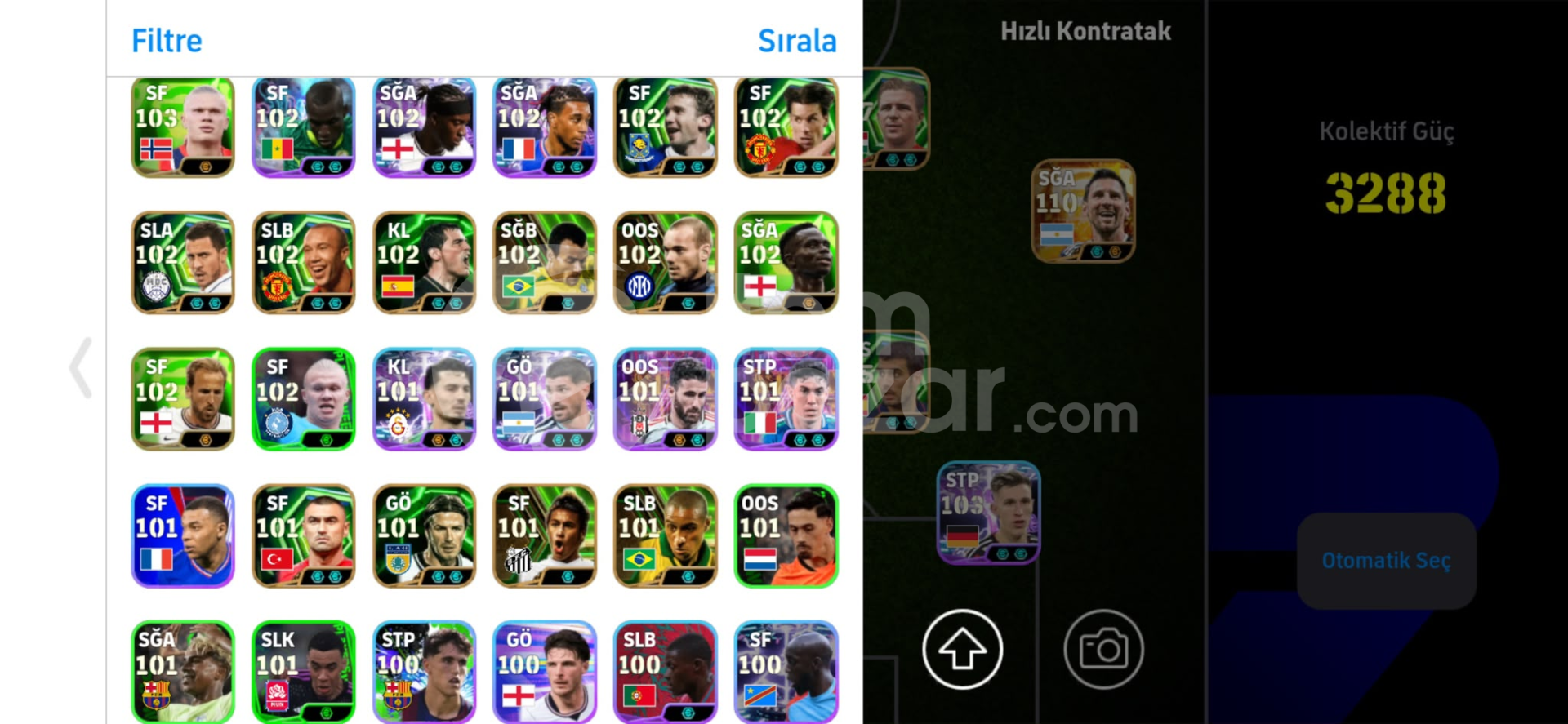 3288 KG 110 MESSİ FORVET HESABI EFOOTBALL