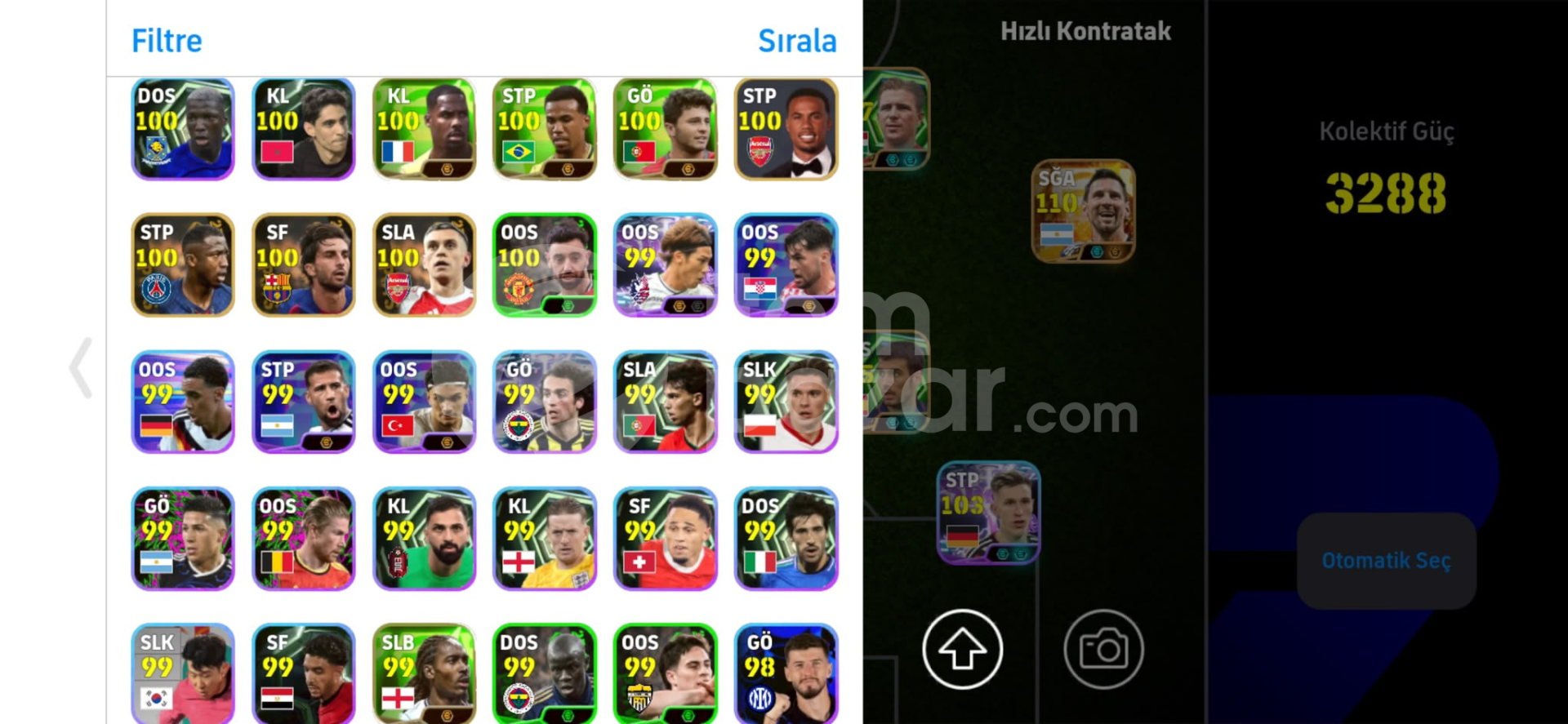 3288 KG 110 MESSİ FORVET HESABI EFOOTBALL