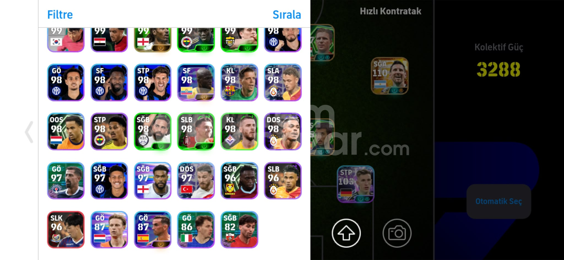 3288 KG 110 MESSİ FORVET HESABI EFOOTBALL