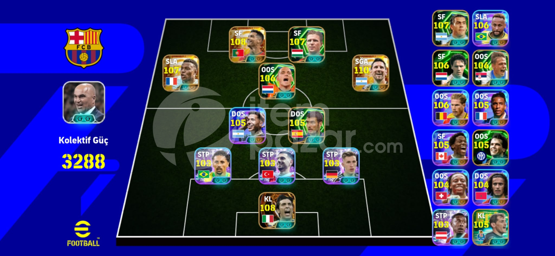 3288 KG 110 MESSİ FORVET HESABI EFOOTBALL