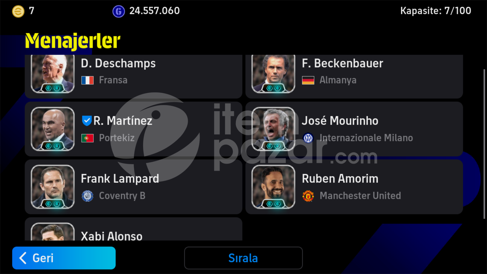 3290KG TEK BAĞ 108 RONALDO 107 DEMBELE 110 MESS