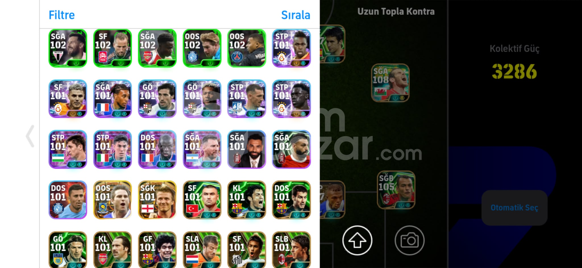 3290KG TEK BAĞ 110 MESSİ BALE DEMBELE