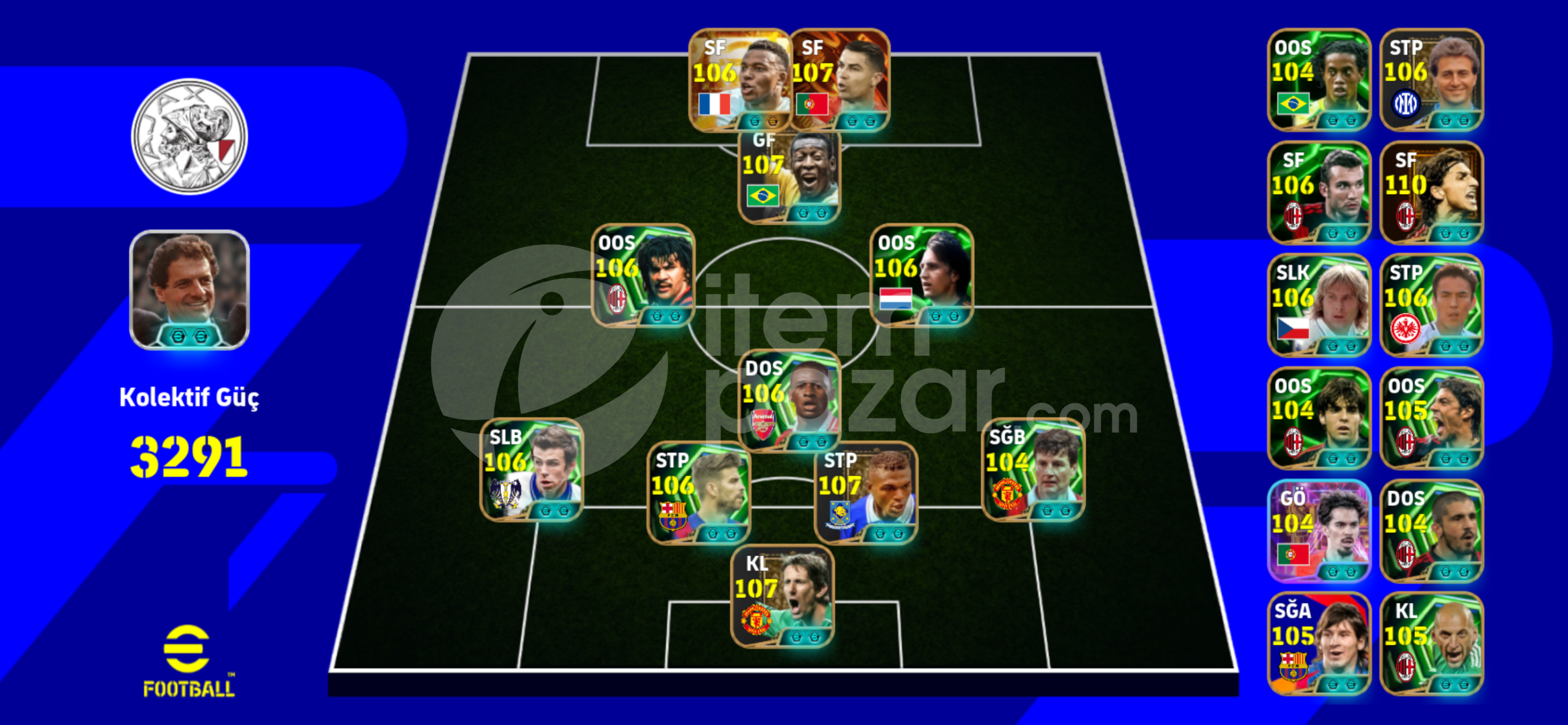 3300 FULL META HESAP SUPER LİG KADROLU