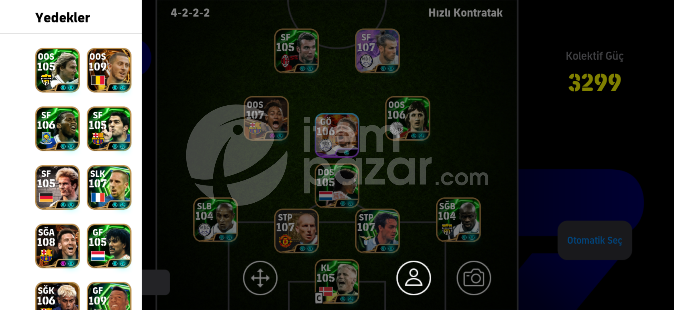 3300lük rezervi dolu dolu hesap