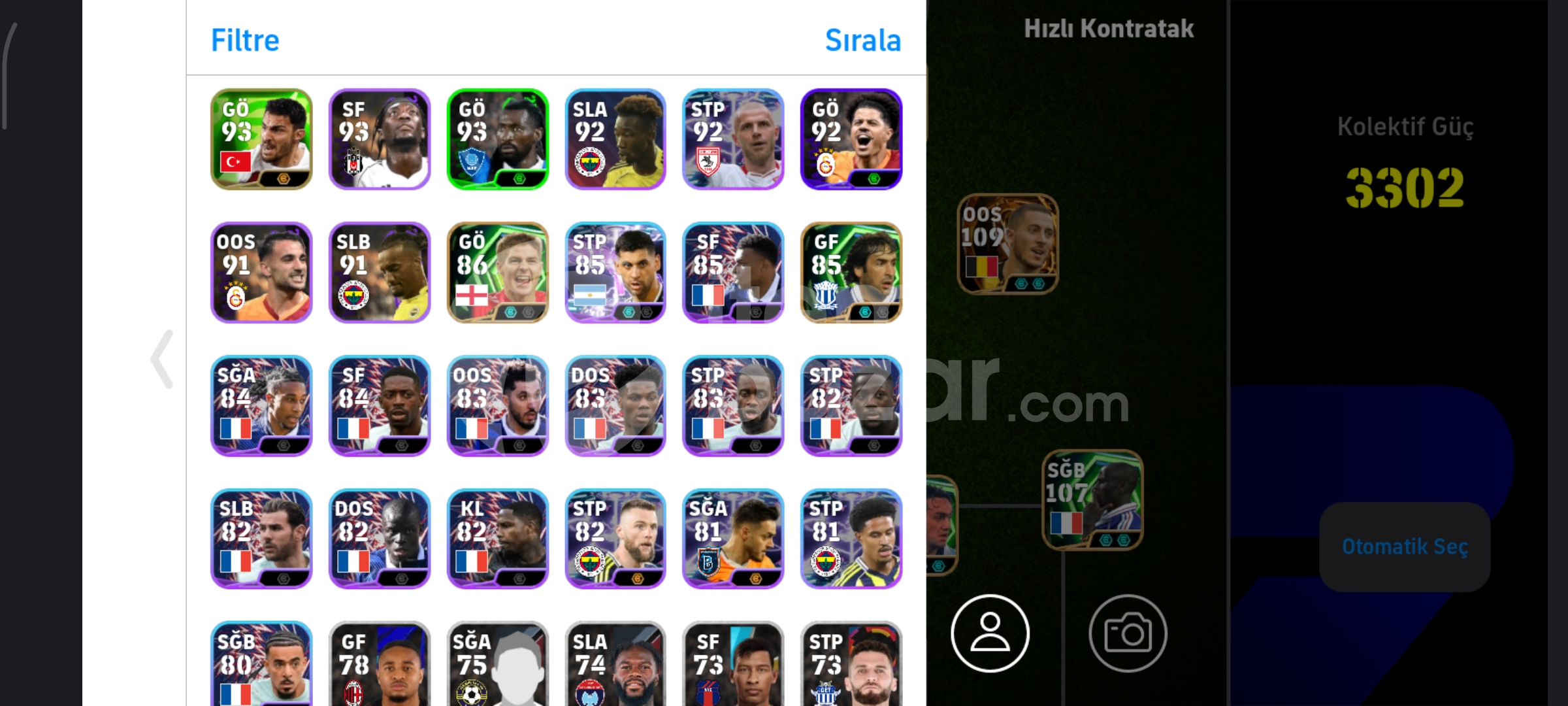 3303 Kg Süper Lig Kadrolu Efsane Hesap