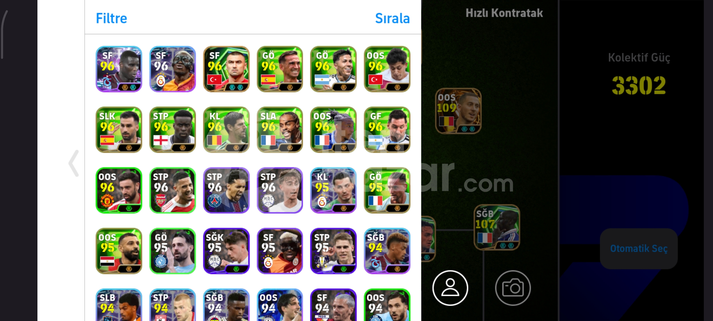3303 Kg Süper Lig Kadrolu Efsane Hesap