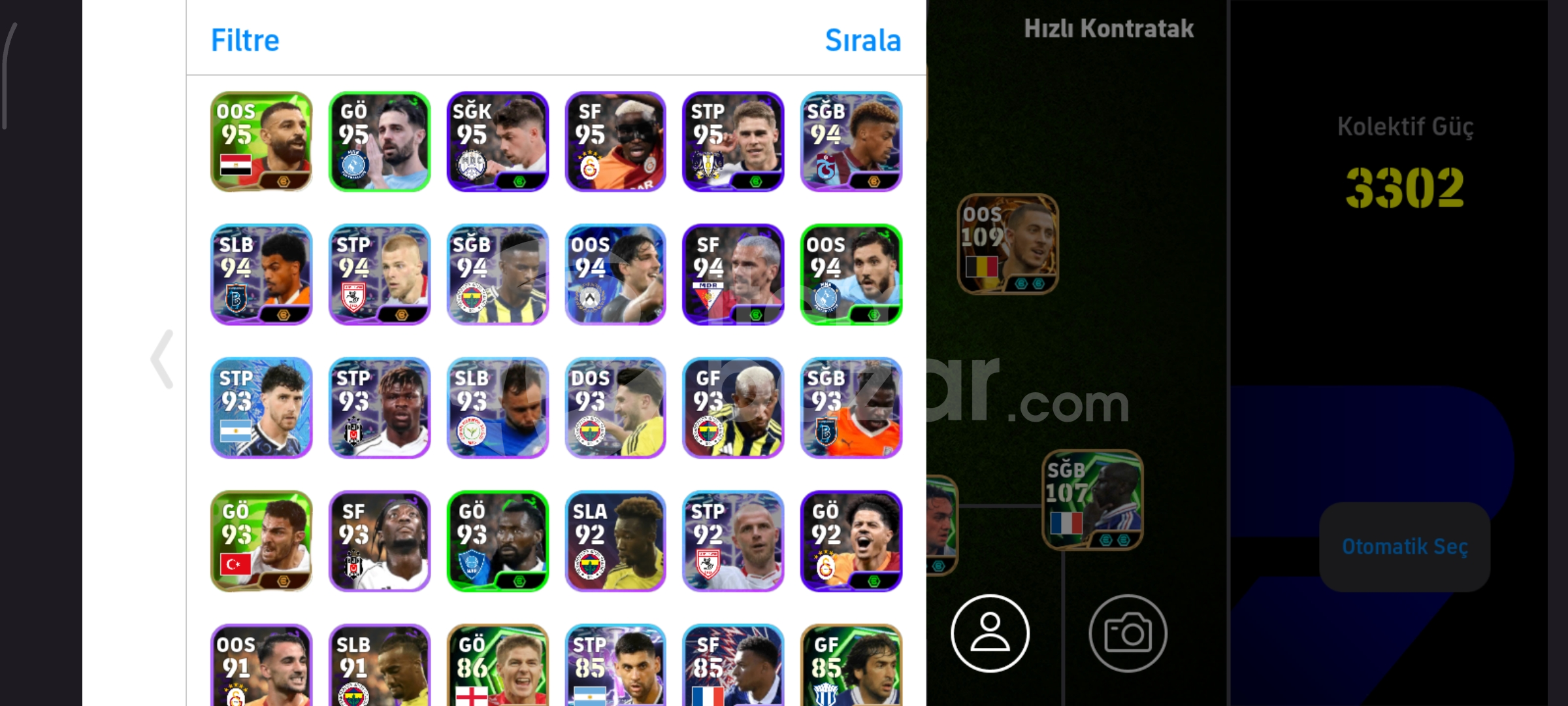 3303 Kg Süper Lig Kadrolu Efsane Hesap