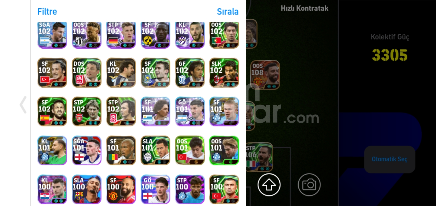3305 TEK BAG META KARTLARLA DOLU SANSLİ HESAP