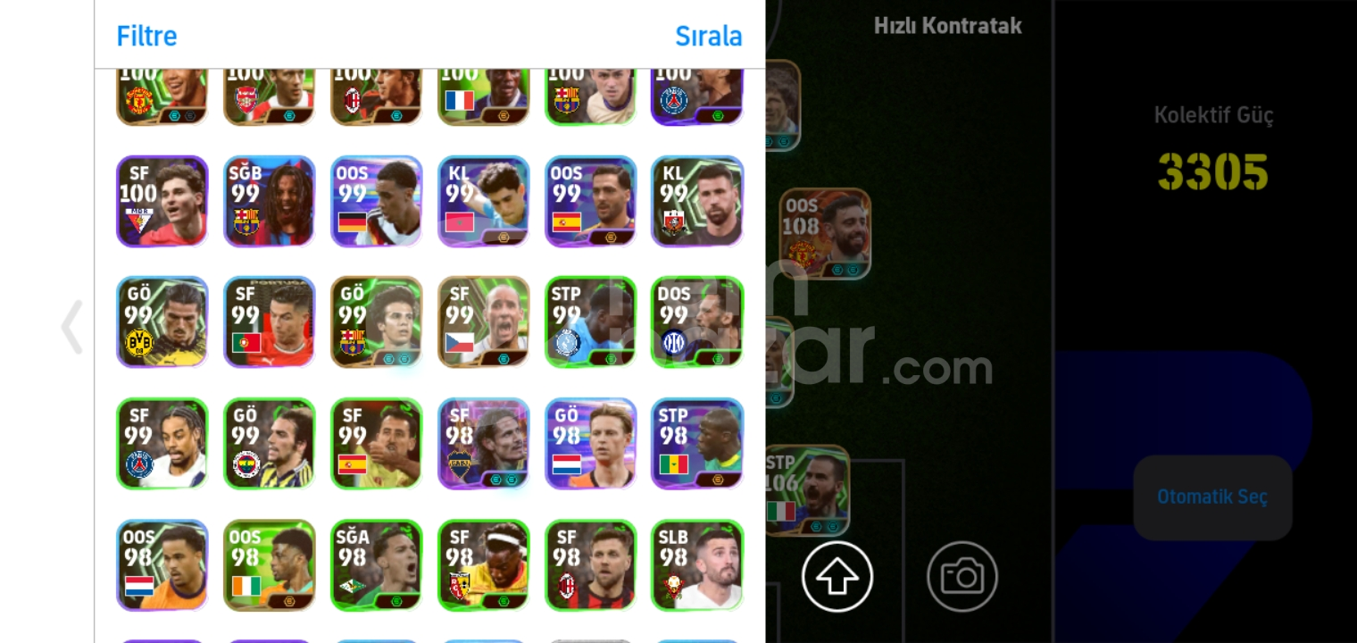 3305 TEK BAG META KARTLARLA DOLU SANSLİ HESAP