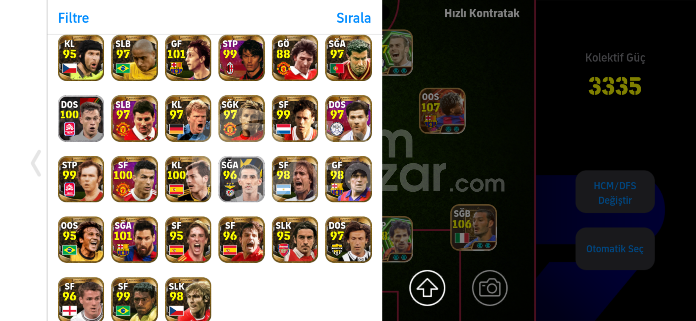 3340+Kg tek bağ pes 21 hesabı eksi yok