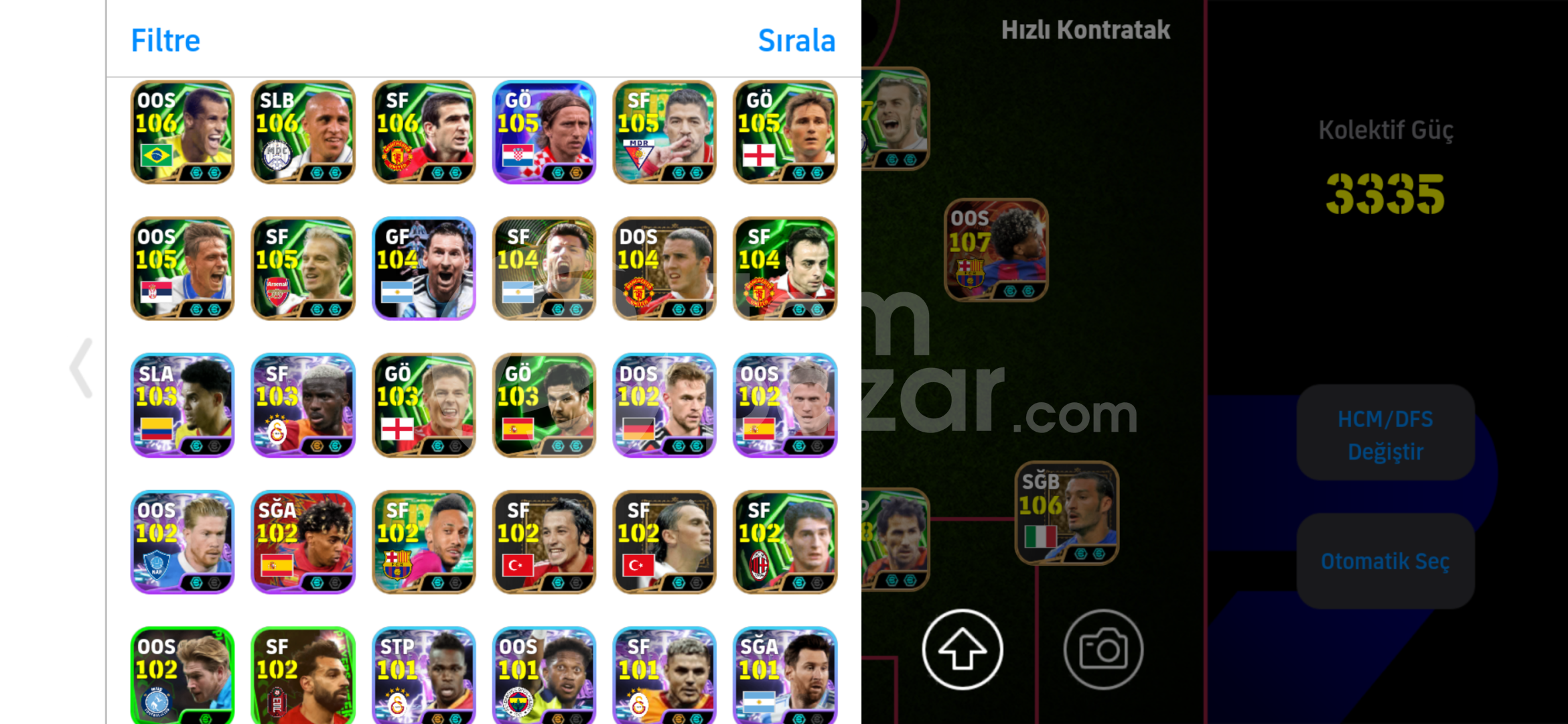 3340+Kg tek bağ pes 21 hesabı eksi yok