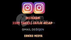 3500 Takipçili Satlık Instgram Hesabı