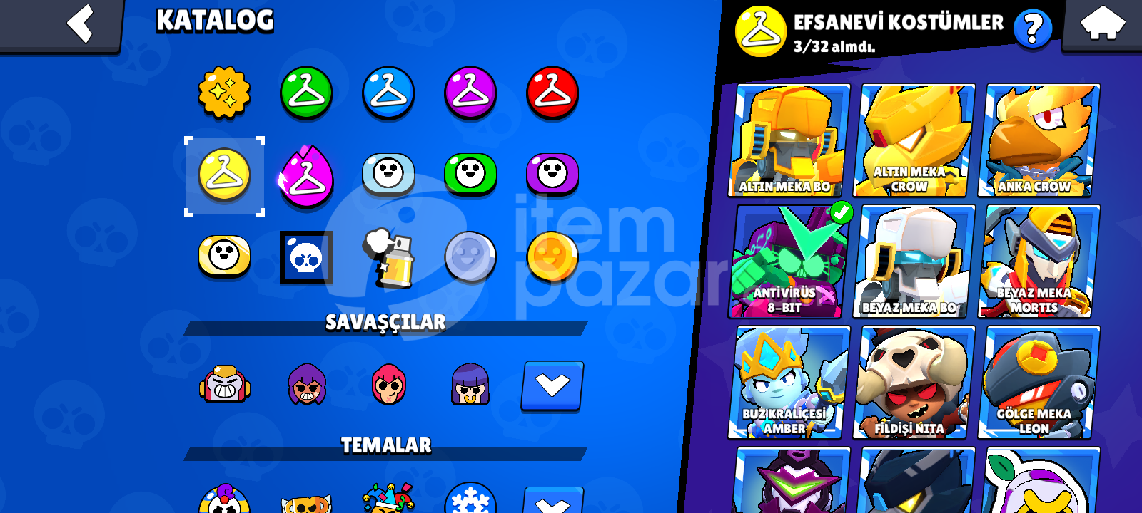 38k+ 114 KOSTÜMLÜ 86 KARAKTERLİ 