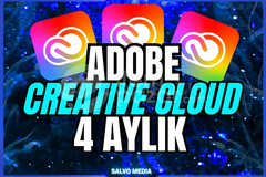  4 Aylık Adobe CC - Kişisel Hesaba Abonelik