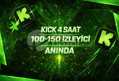 ⭐4 SAAT⚡KİCK 100-150 İZLEYİCİ⚡