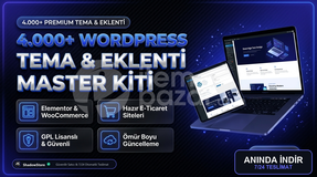 4.000+ WordPress Tema & Eklenti Master Kiti