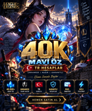 ⭐ 40K Mavi Öz TR 30 LVL Unranked ⭐