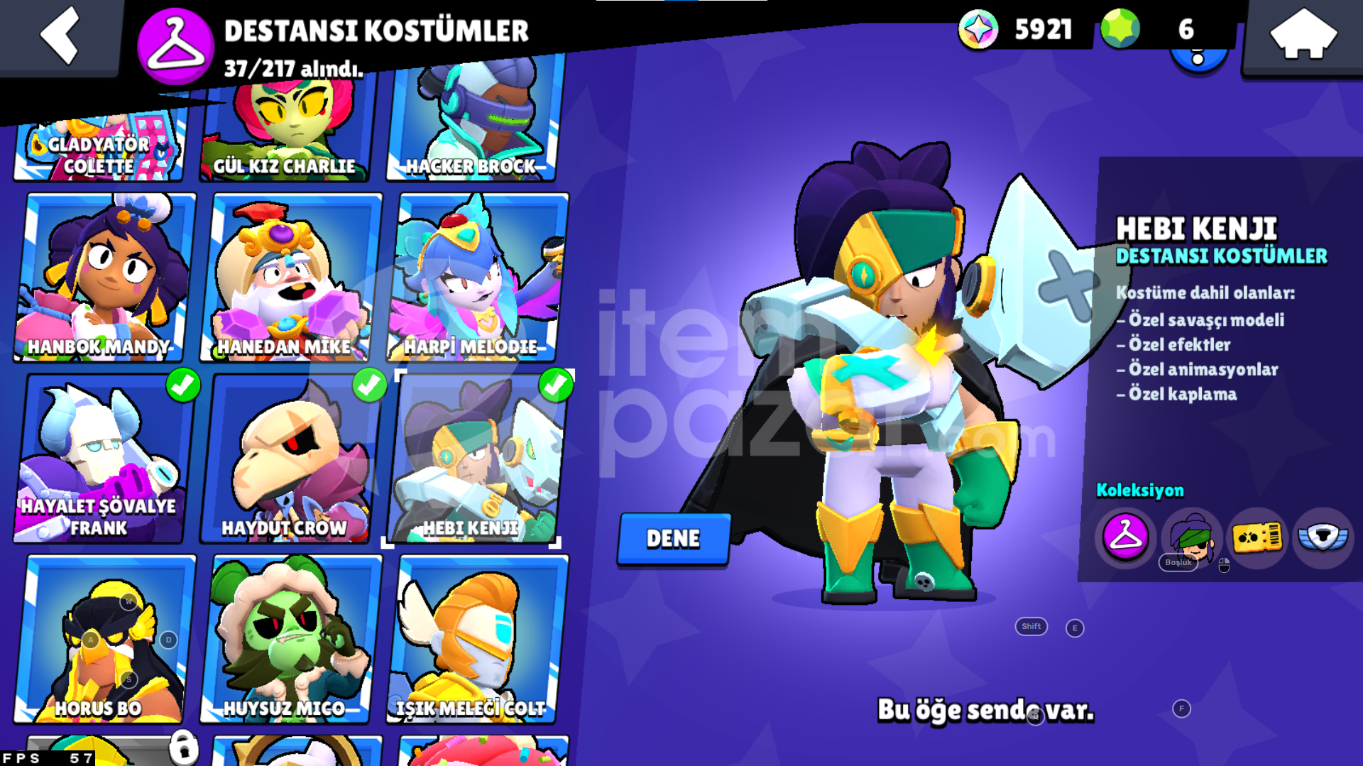 41K ROBO MİKE+6K CR⭐175+SKİN⭐