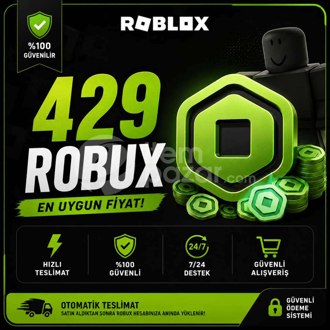 ⚡[429] 300 robux komisyon bizden⚡