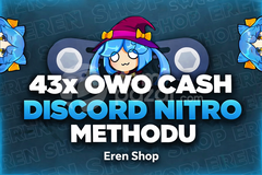 43x OwO Cash Methodu + Nitro Methodları 