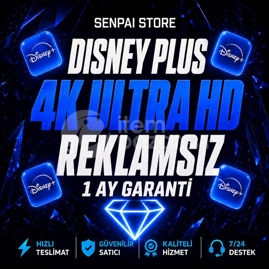 ⭐4K UHD Disney Plus REKLAMSIZ⭐1 Ay Garanti
