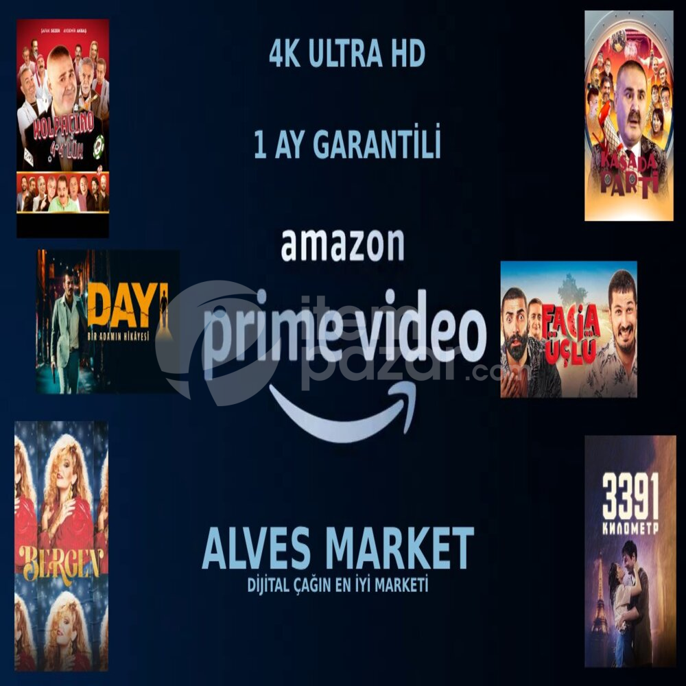 4K ULTRA HD PRIME VİDEO + 1 Ay Garantili