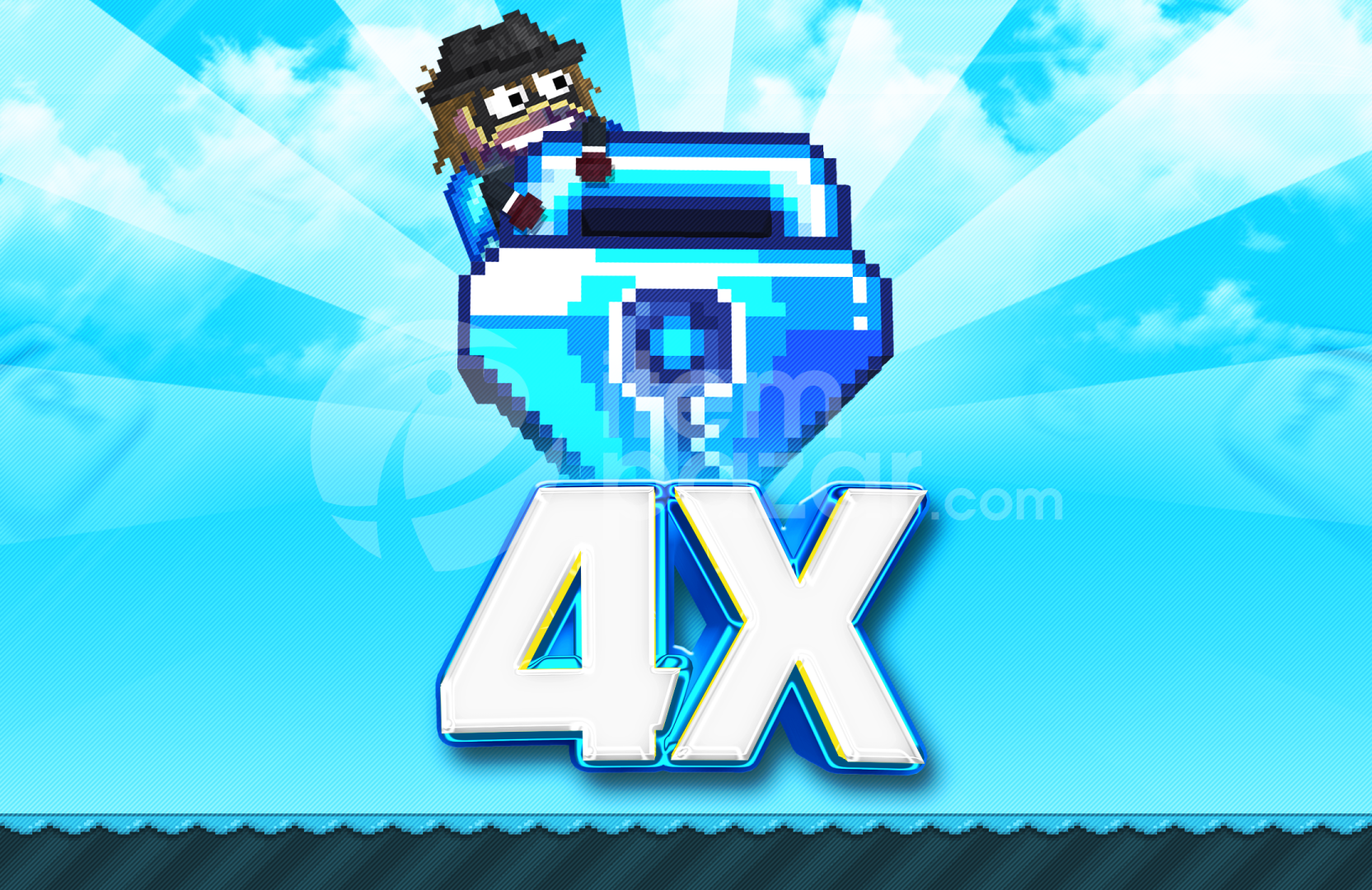 4x BLUE GEM LOCK(400 Diamond Lock) + EN HIZLISI