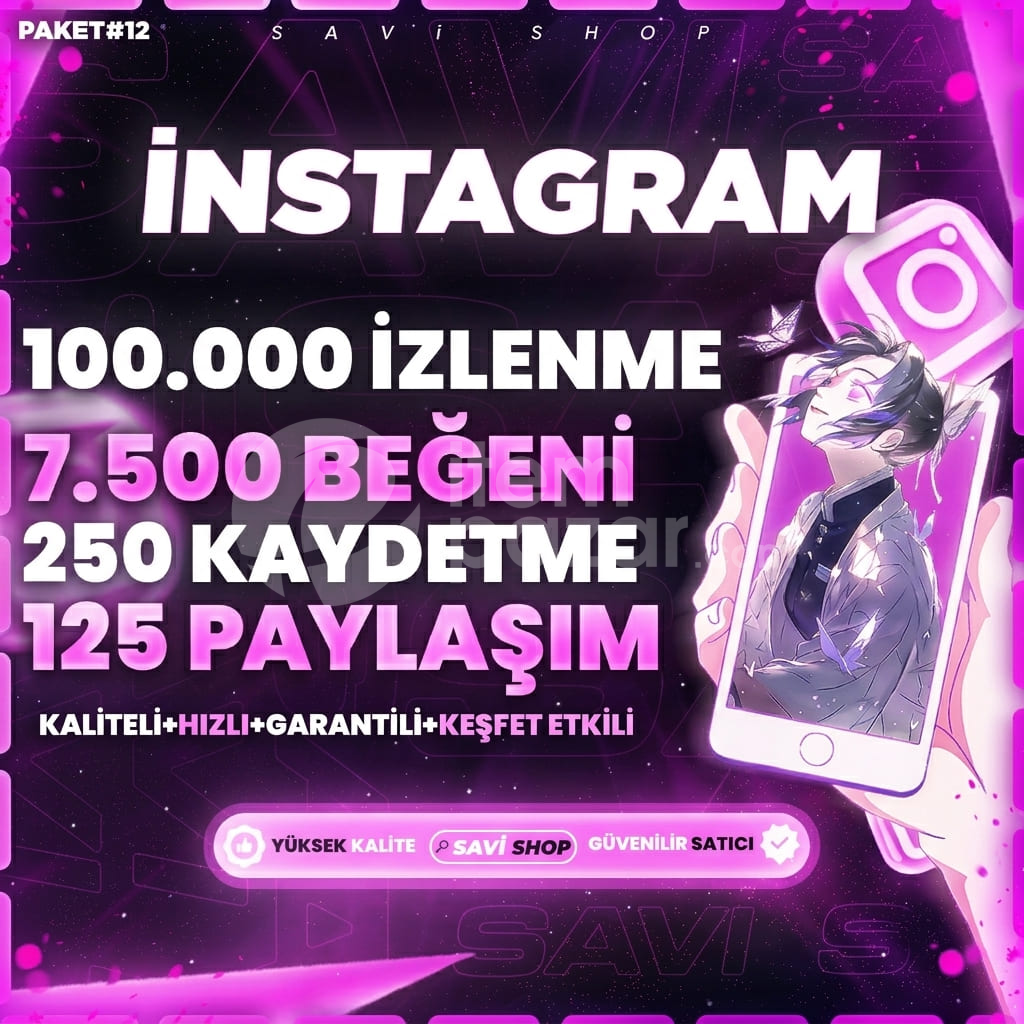 4X INSTAGRAM KEŞFET PAKETİ 12