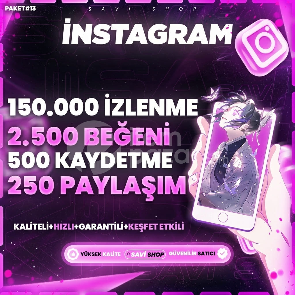 4X INSTAGRAM KEŞFET PAKETİ 13