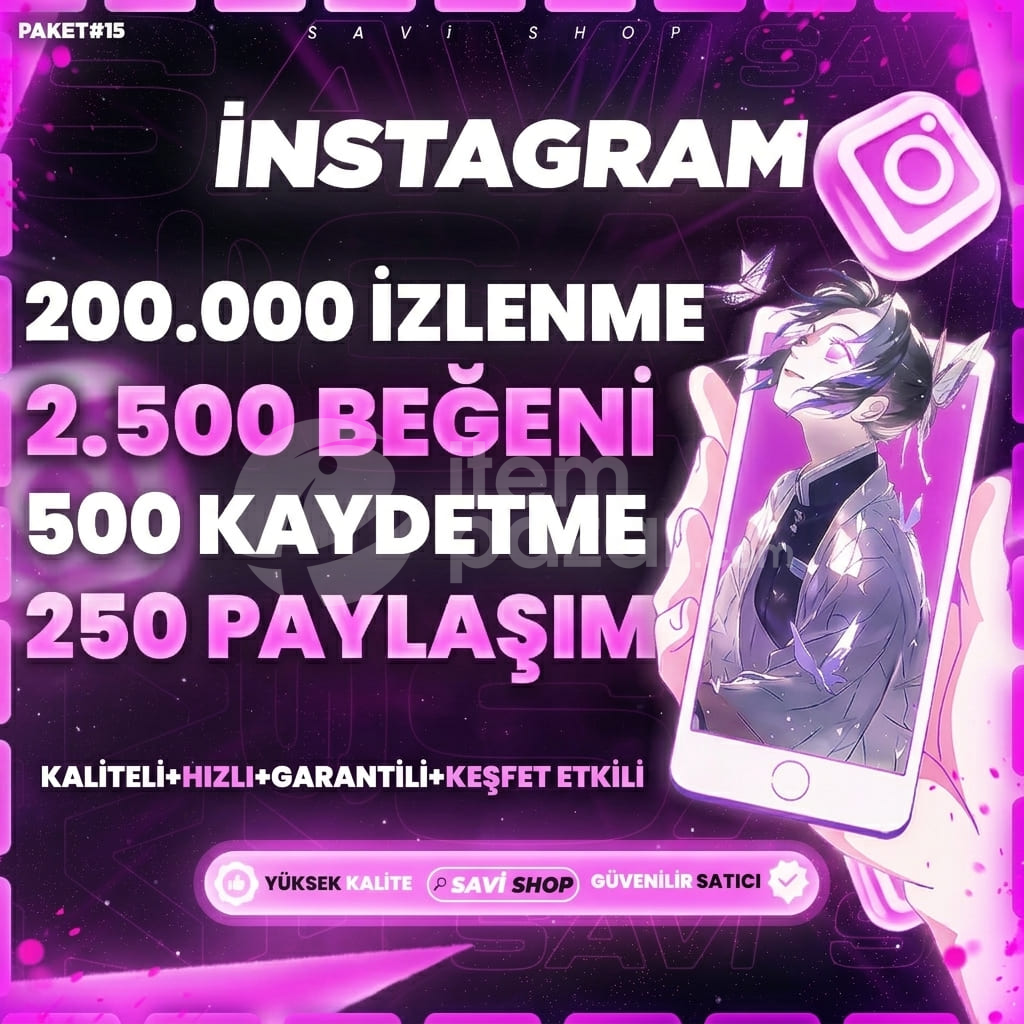 4X INSTAGRAM KEŞFET PAKETİ 15