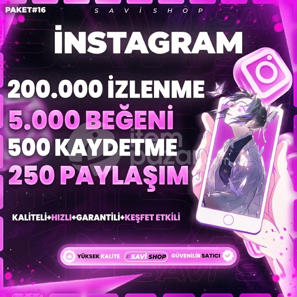 4X INSTAGRAM KEŞFET PAKETİ 16