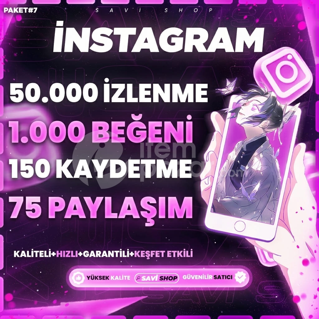 4X INSTAGRAM KEŞFET PAKETİ 7 