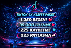 ⭐4X | TİKTOK KEŞFET PAKETİ 3⭐