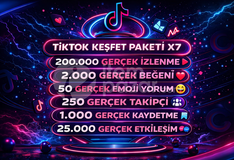 ⭐6X | TİKTOK KEŞFET PAKETİ 6⭐