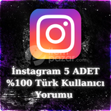 5 Adet Instagram Yorum | %100 Organik TÜRK
