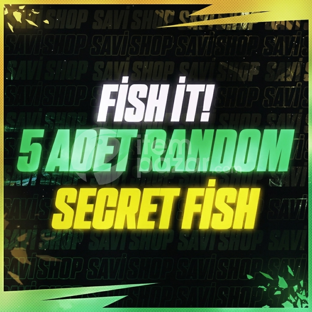 5 ADET RANDOM SECRET FİSH (FİSH İT)