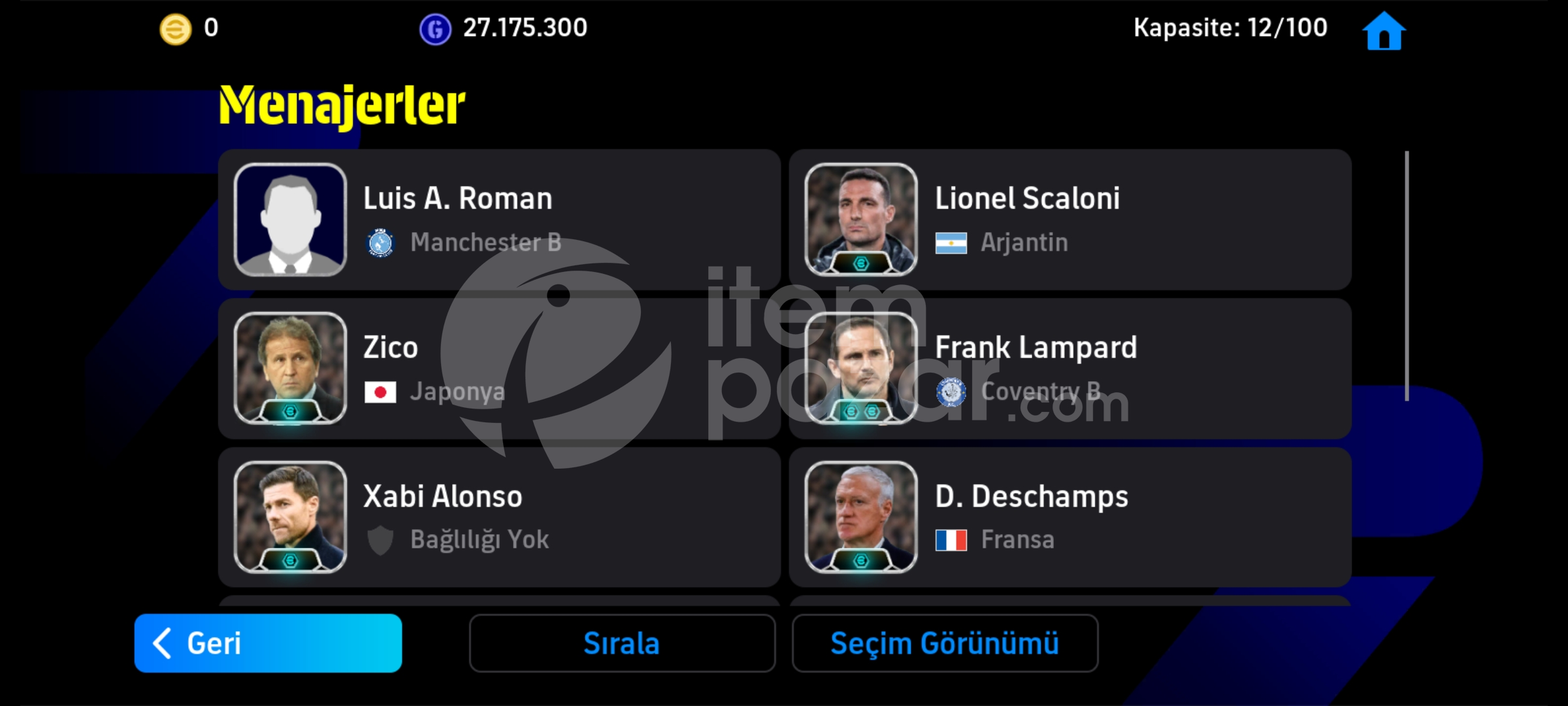 5 bombacılı rezervi dolu hesap