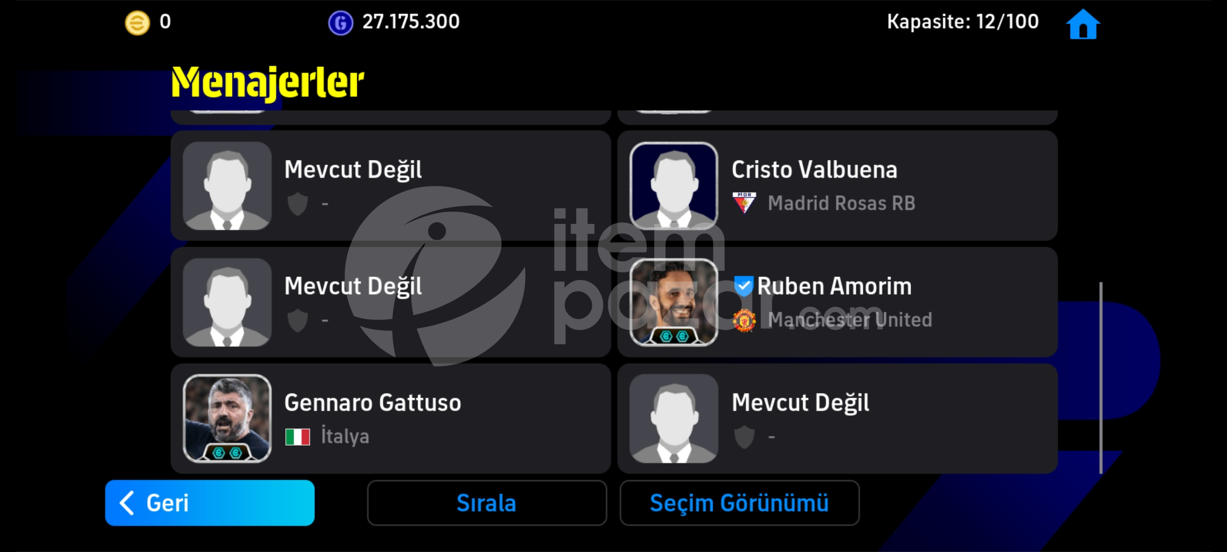 5 bombacılı rezervi dolu hesap