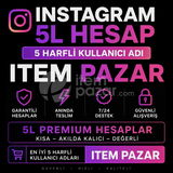 ? 5 Harfli Nadir / Premium Kullanıcı Adı |