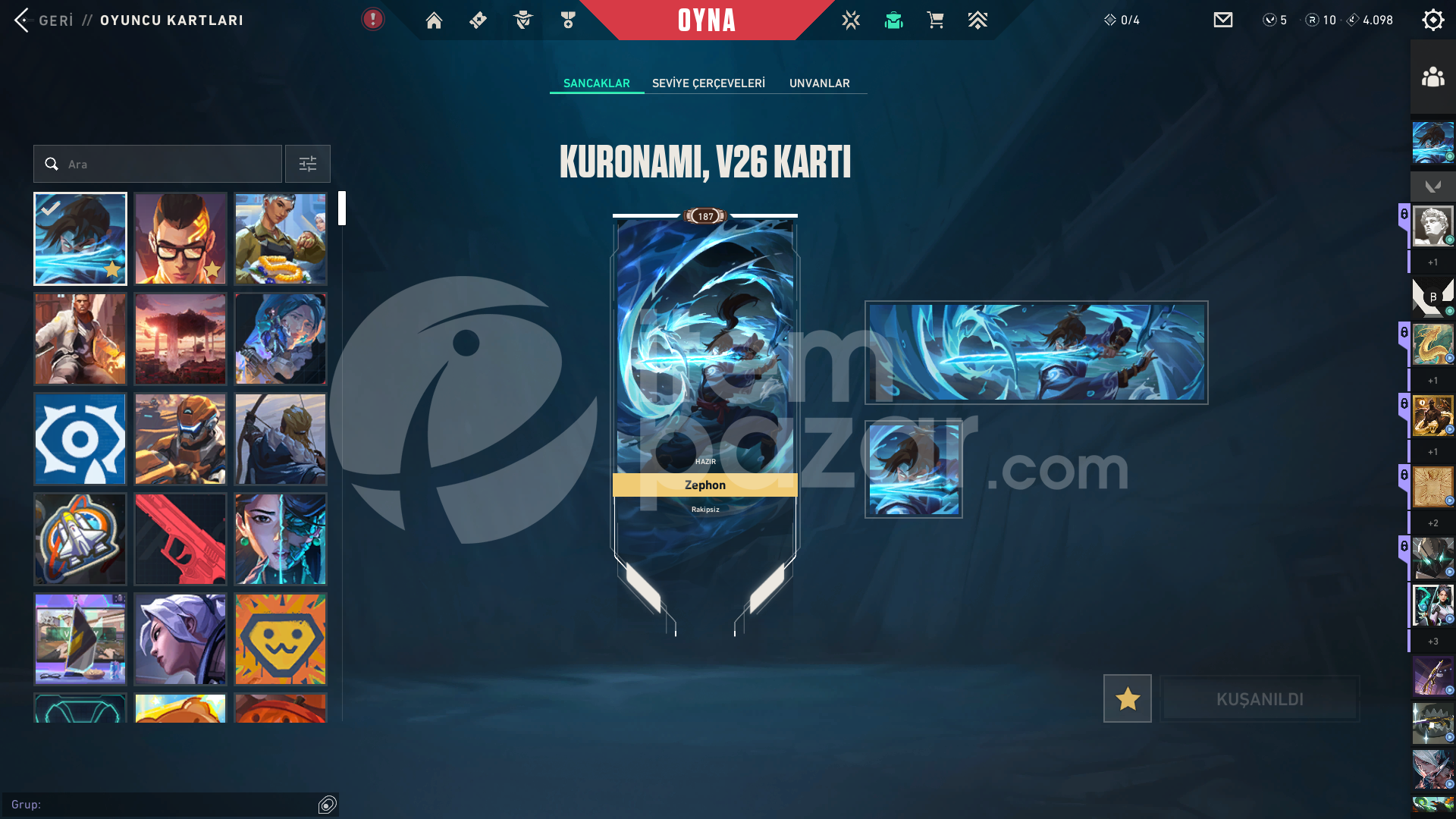 5 YILLIK BOL SKİNLİ TEMİZ HESAP