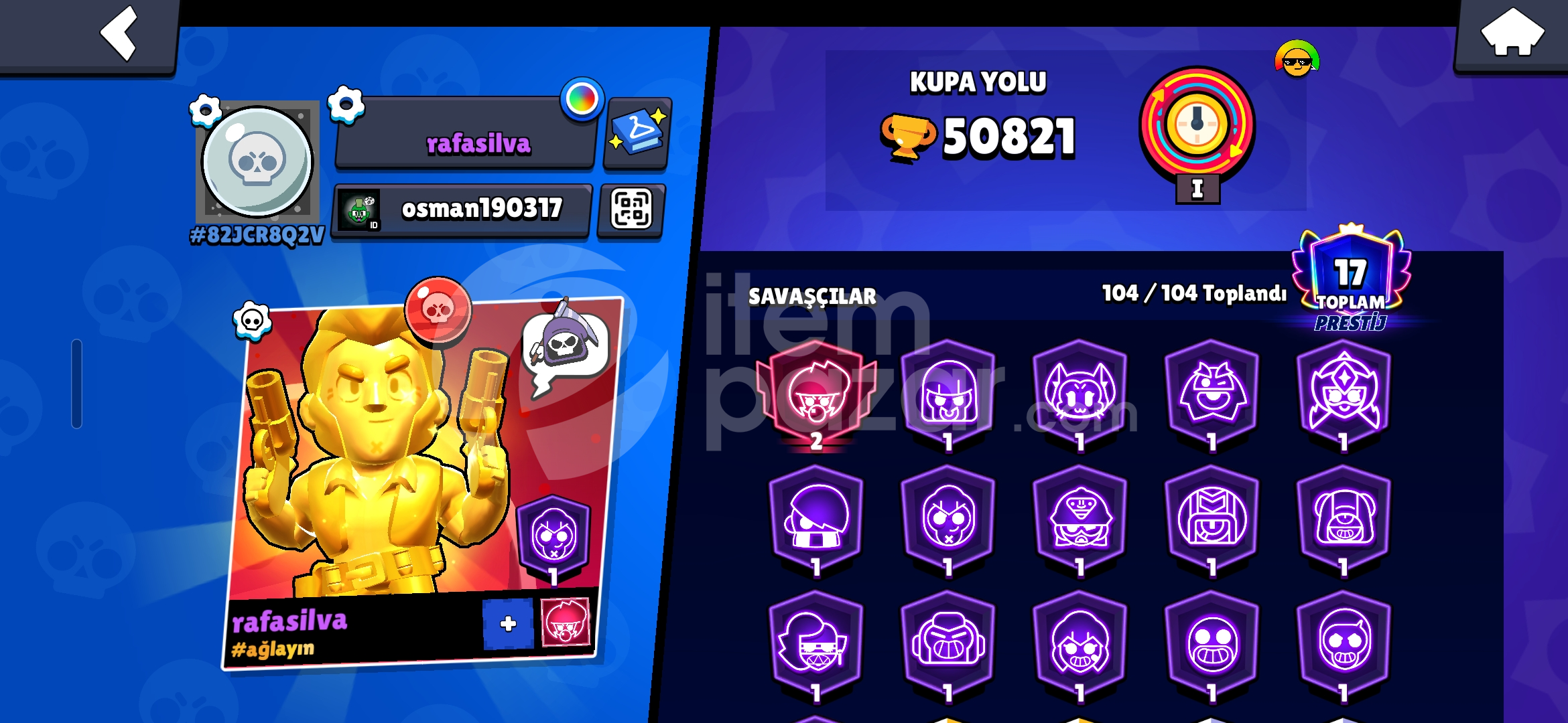 50 bin kupa maxlamalık hesap 104 karakter 