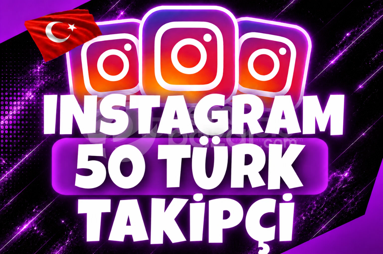  50 TÜRK TAKİPÇİ [GARANTİLİ] 