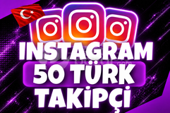  50 TÜRK TAKİPÇİ [GARANTİLİ] 